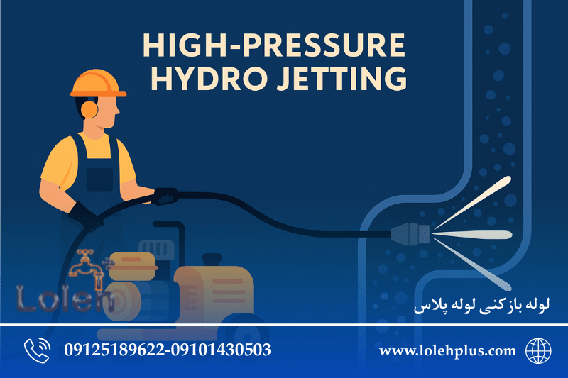 لوله بازکنی با واترجت چیه و کی به درد می خوره؟ | راهنمای کامل خدمات واترجت فاضلاب