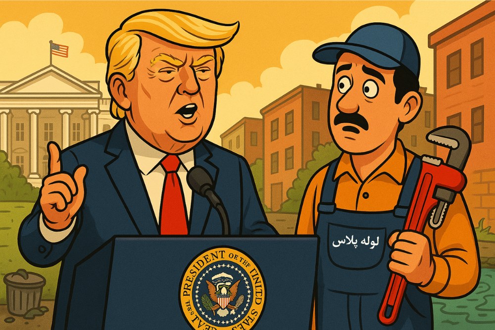 از تهدید جان ترامپ تا تهدید جان لوله ها در تهران! 