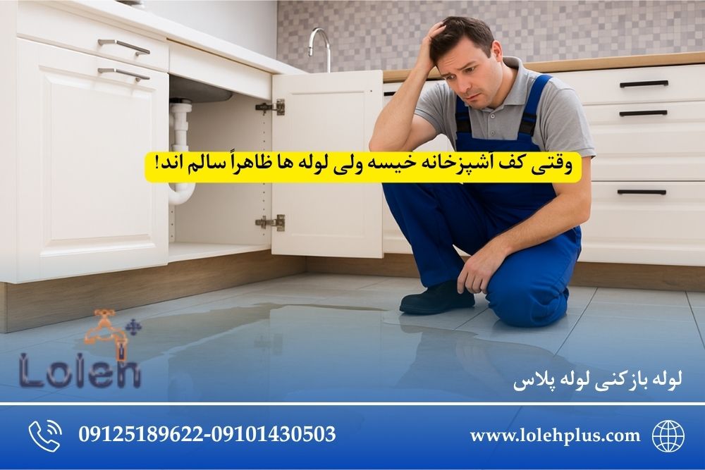 وقتی کف آشپزخانه خیسه ولی لوله ها ظاهراً سالم اند!