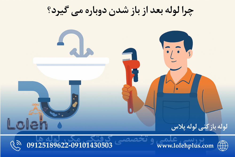 چرا لوله بعد از باز شدن دوباره می گیرد؟ بررسی علمی و تخصصی گرفتگی مکرر لوله ها