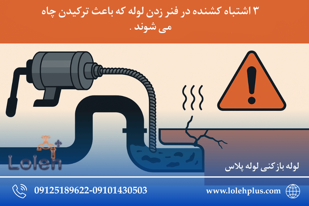 ۳ اشتباه کشنده در فنر زدن لوله که باعث ترکیدن چاه می شوند .