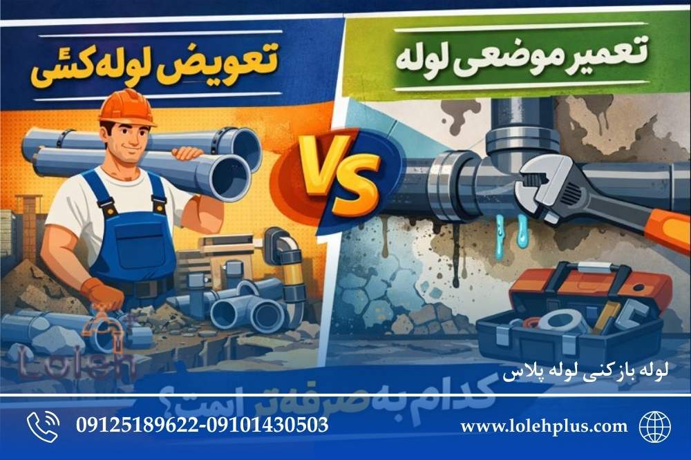 راهنمای انتخاب بین تعویض کامل لوله کشی فاضلاب و تعمیر موضعی؛ کِی کدام به صرفه تر است؟