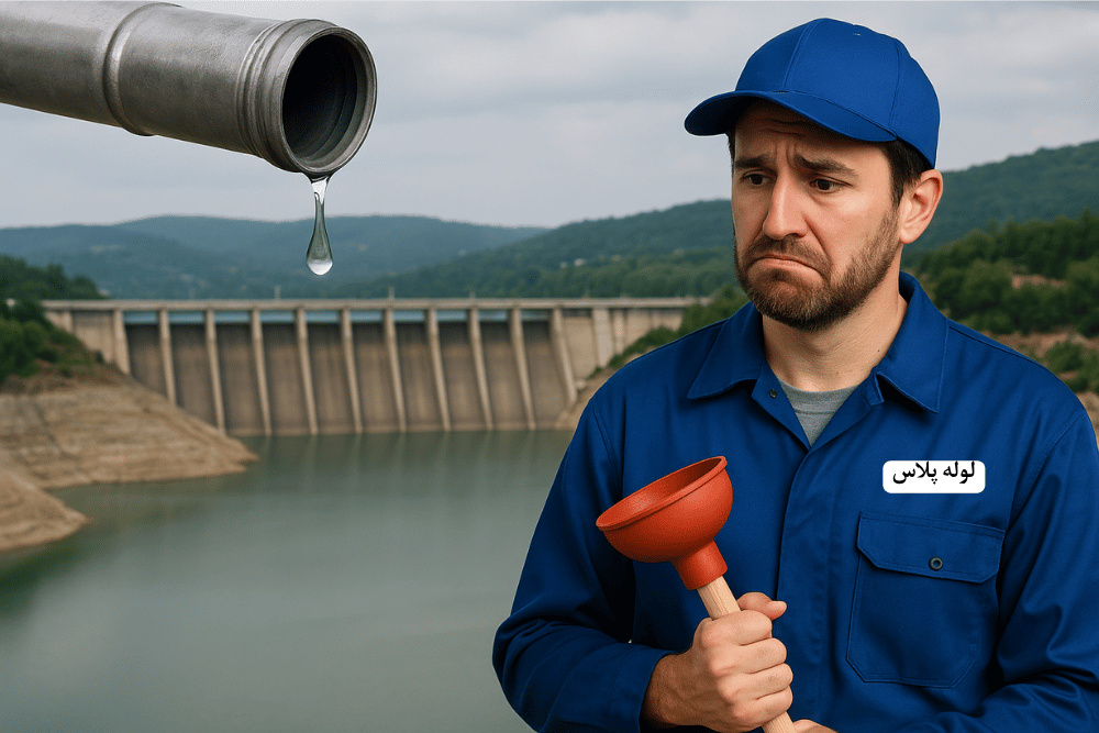  آب سدها پَر کشید؟ نصف مخازن خالیه! لوله ت هم اگه خالی بمونه دردسر درست می شه!
