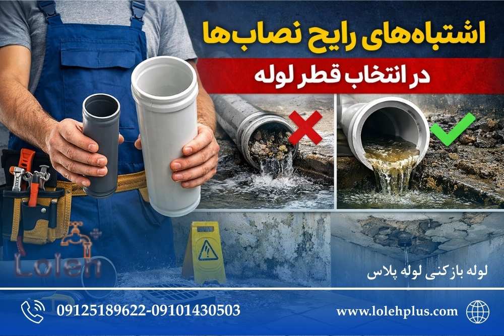 چرا قطر لوله مهم تر از جنس لوله است؟