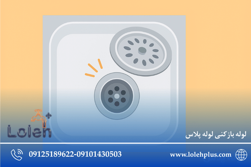 در پوش فلزی سینک