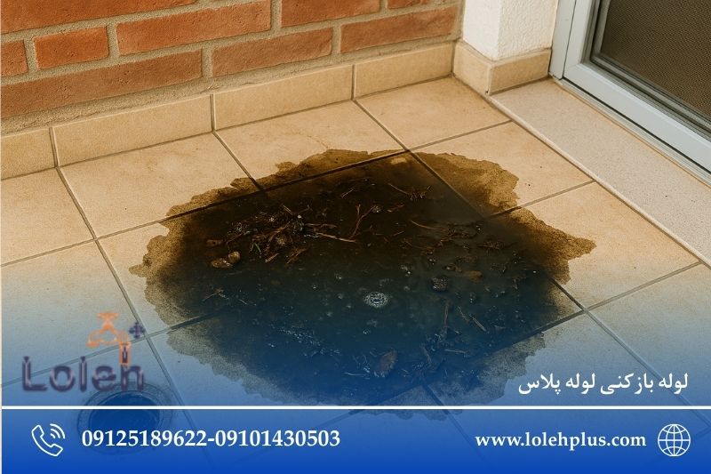 گرفتگی لوله تراس